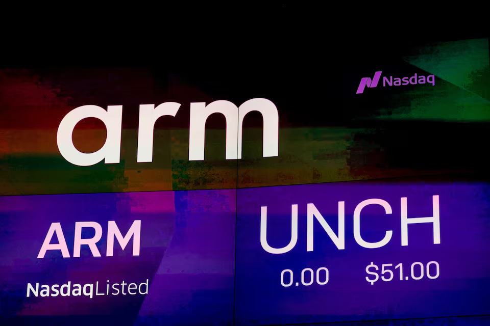 Arm shares surge on strong forecast of AI-fueled chip upgrades